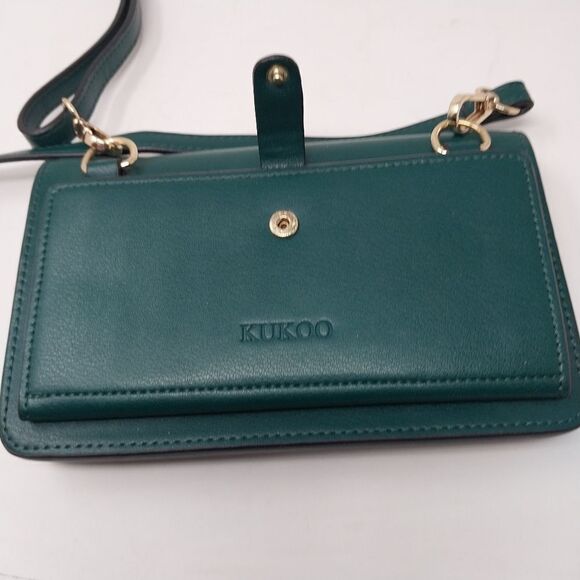 KUKOO CROSSBODY WALLET. Dark green. - Picture 14 of 16